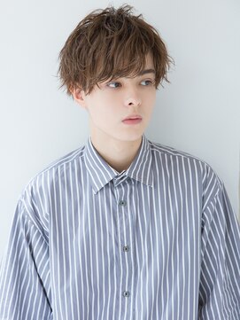 ハニーシブヤ(HONEY shibuya) フェザーカール/波巻きスパイラルパーママッシュショート