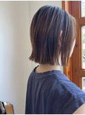 [佐賀/前髪カット/ブラウンカラー/ショートボブ/トリートメント]