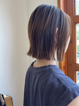 ヌイ(nui) [佐賀/前髪カット/ブラウンカラー/ショートボブ/トリートメント]