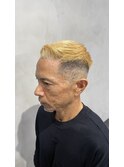 ブリーチカラー×スキンフェード