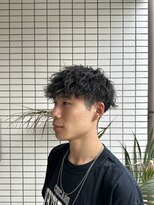 スウェル 船橋店(Swell)&nbsp;ハイライト/マッシュパーマ/ウルフ/アッシュブラック2