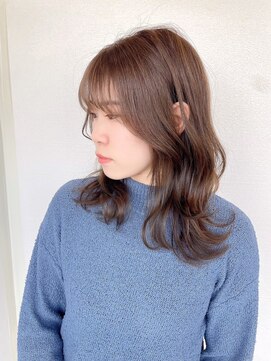 ヘアメイク ミチ 富田店(HAIRMAKE MICHI) 【MICHI 富田店　古作蓮】透明感　ベージュ　顔周りカット