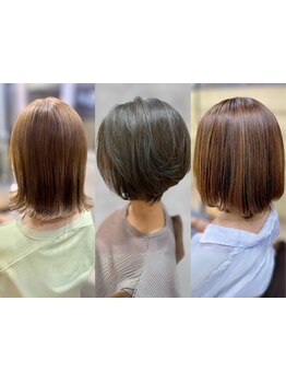 オーガニックカラー白髪染め専門店☆その他メニューも満足いただくのは大前提！自分史上最高のスタイルを！