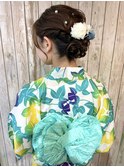 浴衣ヘアアレンジ