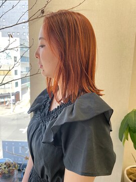 キジ(kiji) ピンクオレンジ / オレンジベージュ 〔久屋大通/久屋/丸の内〕