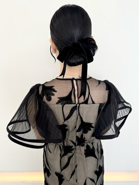 ハノン(Hanon) カチモリ風シニヨン