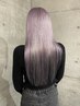 縮毛矯正毛ブリーチ[HIROKI限定技術]+カラー+トリートメント