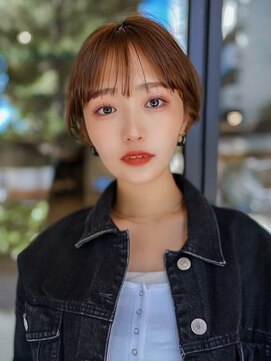 ギークス(GEEKS) 【GEEKS渋谷】大人ショートボブ/耳かけ/冬ヘア/シースルーバング