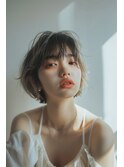 ハンサムショート/顔まわり/レイヤーカット【lana hair 新宿】