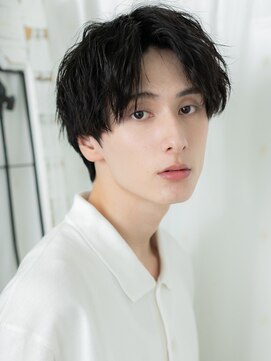 グルーミングサロン バーバー キャッスル 北浦和西口(Grooming salon Barber Castle) アッシュブラック伸ばしかけツイスパマッシュG北浦和