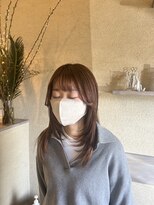 ワンネスヘアーサロン(oneness hair salon)&nbsp;顔まわりレイヤースタイル