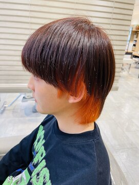 イメージア 町田店(IMAGE A) メンズマッシュインナーオレンジ＠20代30代40代50代