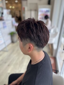 ルシードスタイル　ムースユイット(LUCIDO STYLE mousse8) 【メンズカラー】ダークオレンジ