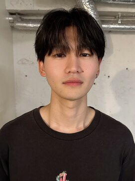 ノラ シブヤ(NORA) 【永田】メンズショート×シースルーカルマセンターパート