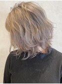 ミルクティーベージュ×ロブ