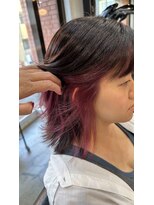 レヴィ 神楽坂(Levi)&nbsp;インナーカラーチェリーレッド