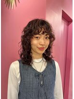 ステップボーンカットオオサカ(STEP BONE CUT OSAKA Via TICK-TOCK)&nbsp;【ステップボーンカット】カーリーパーマ/フェイスレイヤー