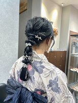 デイジードゥ(Daisy duex)&nbsp;夏祭りヘアアレンジ/お呼ばれヘア/ゆるふわアレンジ/編みおろし