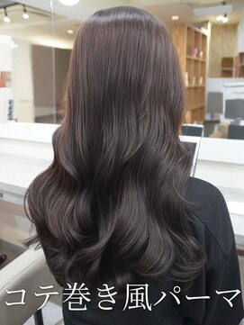 アミー 銀座(Ammy) パーマ#パーマスタイル#コテ巻き風パーマ#レイヤーカット