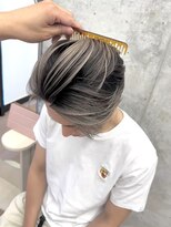 ヌエン 渋谷(NU/EN)&nbsp;メンズバレイヤージュ　ホワイトベージュ