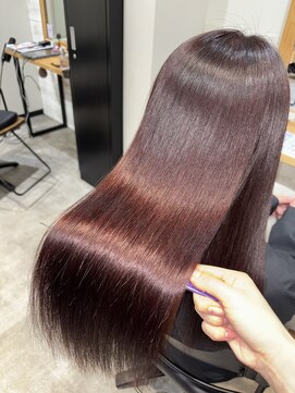縮毛矯正(リタッチ)とシーズンカラー☆
