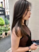 ジェコ ブラン(gecko. brun) 透け感カラーミディ