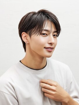 ルービック 豊中(Rubik's) ツーブロック/ニュアンスパーマ/ブラック