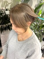 hair salon Heir【4月19日NEW OPEN(予定)】 くびれショート40代50代グレイカラー白髪染め白髪ぼかし