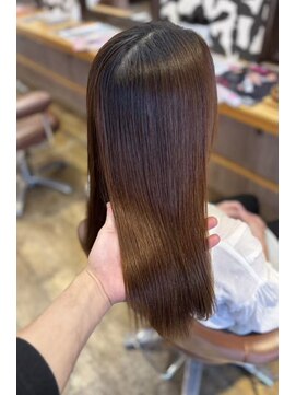 桃の木 ヘアー(桃の木 hair) 髪質補正ストリートメント