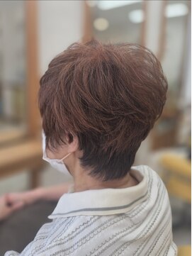 美容室サラサ 山鼻店 ショートヘア×ハーブカラー