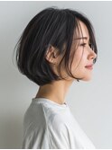 ミルクティーブロンド/ダークブルー/デジタルパーマ/阿佐ヶ谷
