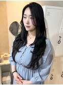 レイヤーカット/段カット/ワンホン/ヨシンモリ/暗めカラー