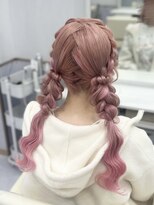 ヘアセットアリエス(aries)&nbsp;編みおろしツイン