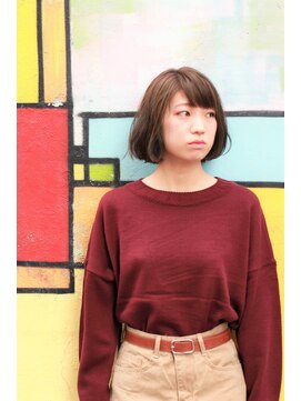 アートベー(AtoB) アクセントカラーボブ
