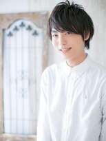 モッズヘア メン 上尾東口店(mod's hair men) ≪mod's men≫厚めバングが新鮮!黒髪爽やかマッシュc