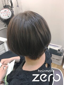 ヘアメイクゼロ 坂戸駅前店(hairmake zero) オージュア 大人可愛いショートボブ