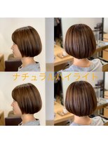 サロン マーニ(salon m ni)&nbsp;ナチュラルハイライト/ボブ/縮毛矯正