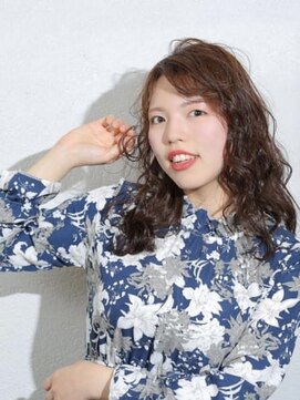 アヴァンス 北花田店(AVANCE) 【#ルーズなみなみウェーブ】×透明感カラー