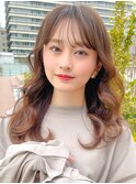 小顔可愛い韓国風エアリーミディアム