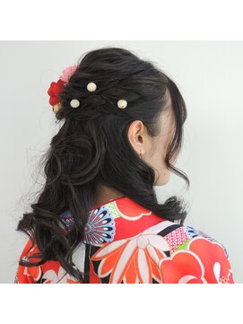 五番街 【五番街】大人可愛ハーフアップ×卒業式