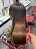 髪質改善ストレート