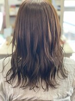 ジウ 上通り(JIU)&nbsp;無造作ナチュラルマットセミディヌーディーベージュこなれヘア