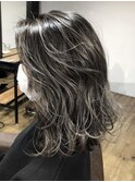 ハイライト バレイヤージュ グラデーション レイヤーカット