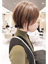 ヴィサージュタイム(VISAGE thyme) 朝ラクショートボブ/丸みショート/ベージュ/ハイライト