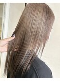 ベージュカラー×ブリーチ×髪質改善トリートメント