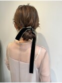 結婚式ヘアセット