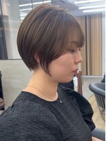 ロンドシエル 横浜(Lond ciel)&nbsp;前髪×王道韓国ショート×マロンベージュ【横浜王道横浜モード】