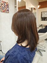 レイフィールド 滝の水店 ミディアムヘアベージュブラウン