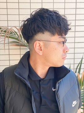 スウェル 船橋店(Swell) ハイライト/マッシュパーマ/ウルフ/アッシュブラック