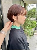 イメチェン/ハッシュカット/レッドブラウン[名古屋栄駅]